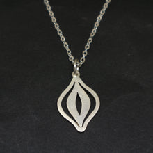 Load image into Gallery viewer, Silver Feminist Vagina Necklace