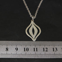 Load image into Gallery viewer, Silver Feminist Vagina Necklace