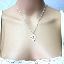 Load image into Gallery viewer, Silver Feminist Vagina Necklace