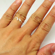 Load image into Gallery viewer, Silver Mountain Range Ring