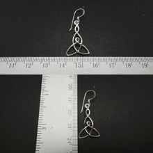Load image into Gallery viewer, Silver Celtic Mother Child Knot Earring