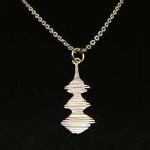 Load image into Gallery viewer, Secret Message Soundwave Necklace