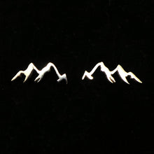 Load image into Gallery viewer, Sterling Silver Mountain Range Stud Earring
