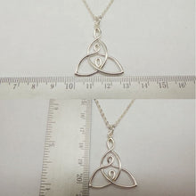 Load image into Gallery viewer, Celtic Mother and 2 Child Knot Necklace
