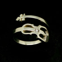 Load image into Gallery viewer, Sterling Silver Guitar Ring