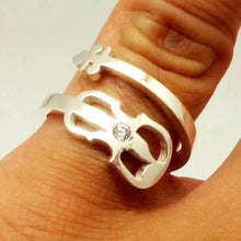 Load image into Gallery viewer, Sterling Silver Guitar Ring
