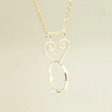 Load image into Gallery viewer, Silver Ring Holder Necklace