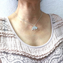 Load image into Gallery viewer, Silver Yin Yang Cat Couple Necklace Pendant