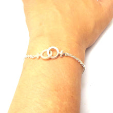 Load image into Gallery viewer, Silver Gay Male Symbol Bracelet Bangle