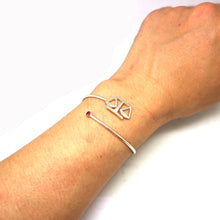 Load image into Gallery viewer, Silver Lawyer Scale Of Justice Bracelet
