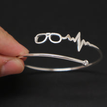 Load image into Gallery viewer, Optometrist Eye Glasses Heartbeat Bracelet