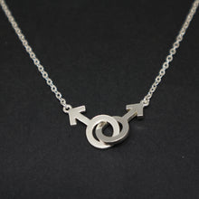 Load image into Gallery viewer, Gay Pride Male Symbol Necklace Choker