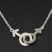 Load image into Gallery viewer, Gay Pride Male Symbol Necklace Choker