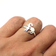 Load image into Gallery viewer, Silver Goat Ring