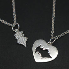 Load image into Gallery viewer, Personalized Soundwave Voice Recording Necklace