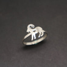 Load image into Gallery viewer, Silver Goat Ring