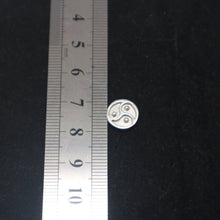 Load image into Gallery viewer, Silver Bdsm Stud Earring