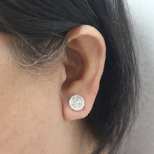 Load image into Gallery viewer, Silver Bdsm Stud Earring