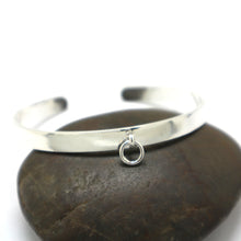 Load image into Gallery viewer, 7mm Silver Ring of O Bdsm Bangle Bracelet