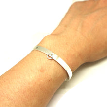Load image into Gallery viewer, 7mm Silver Ring of O Bdsm Bangle Bracelet