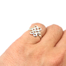 Load image into Gallery viewer, Silver Mystic Knot Ring