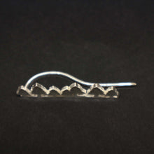 Load image into Gallery viewer, Silver Pine Tree Forest Tie Clip