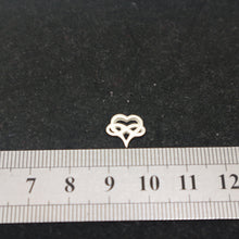 Load image into Gallery viewer, Silver Polyamory Stud Earring