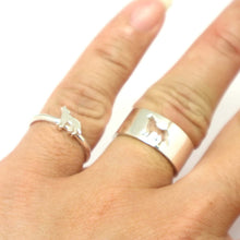 Load image into Gallery viewer, Wolf Couple Set Promise Ring
