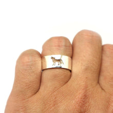Load image into Gallery viewer, Wolf Couple Set Promise Ring
