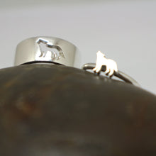 Load image into Gallery viewer, Wolf Couple Set Promise Ring