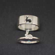 Load image into Gallery viewer, Rabbit Engagement Ring for Man and Women