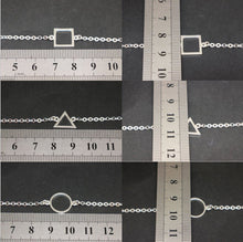 Load image into Gallery viewer, Silver Geometric Bracelet
