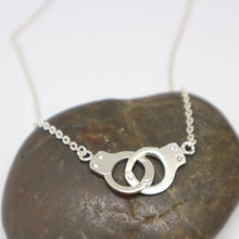 Load image into Gallery viewer, Handcuff Partners in Crime Necklace