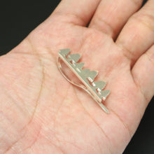 Load image into Gallery viewer, Silver Pine Tree Forest Tie Clip