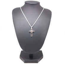 Load image into Gallery viewer, Basketball Cross Necklace