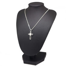 Load image into Gallery viewer, Basketball Cross Necklace