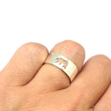 Load image into Gallery viewer, Bear Couple Ring Set
