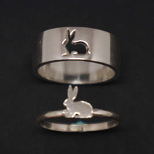 Load image into Gallery viewer, Rabbit Engagement Ring for Man and Women