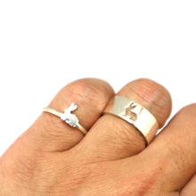 Load image into Gallery viewer, Rabbit Engagement Ring for Man and Women