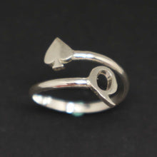 Load image into Gallery viewer, Bdsm Queen of Spade Ring