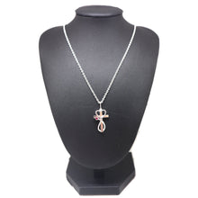 Load image into Gallery viewer, Nurse Prayer Stethoscope Cross Necklace