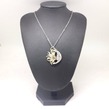 Load image into Gallery viewer, Sun and Moon Kissing Couple Necklaces