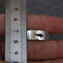 Load image into Gallery viewer, Shark Couple Promise Ring Set