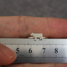 Load image into Gallery viewer, Cow Couple Set Promise Ring