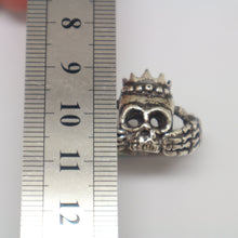 Load image into Gallery viewer, Skull Claddagh Ring for Men