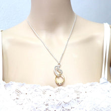 Load image into Gallery viewer, Spiral Heart Ring Holder Necklace