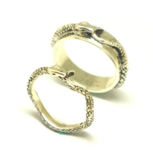 Load image into Gallery viewer, Ouroboros Snake Promise Ring for Couple