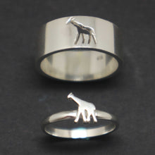 Load image into Gallery viewer, Giraffe Promise Ring for Couple