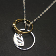 Load image into Gallery viewer, Jeep Grill Ring Holder Necklace