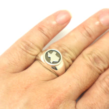 Load image into Gallery viewer, Silver Texas Signet Ring